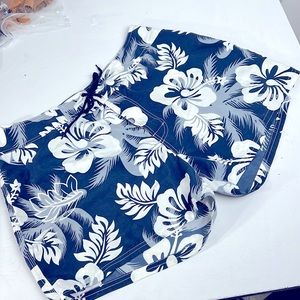 ✨4🛒 $20 ✨  Beach Board Shorts Quick-drying Men Swim Trunks Floral Short Vtg  HI
